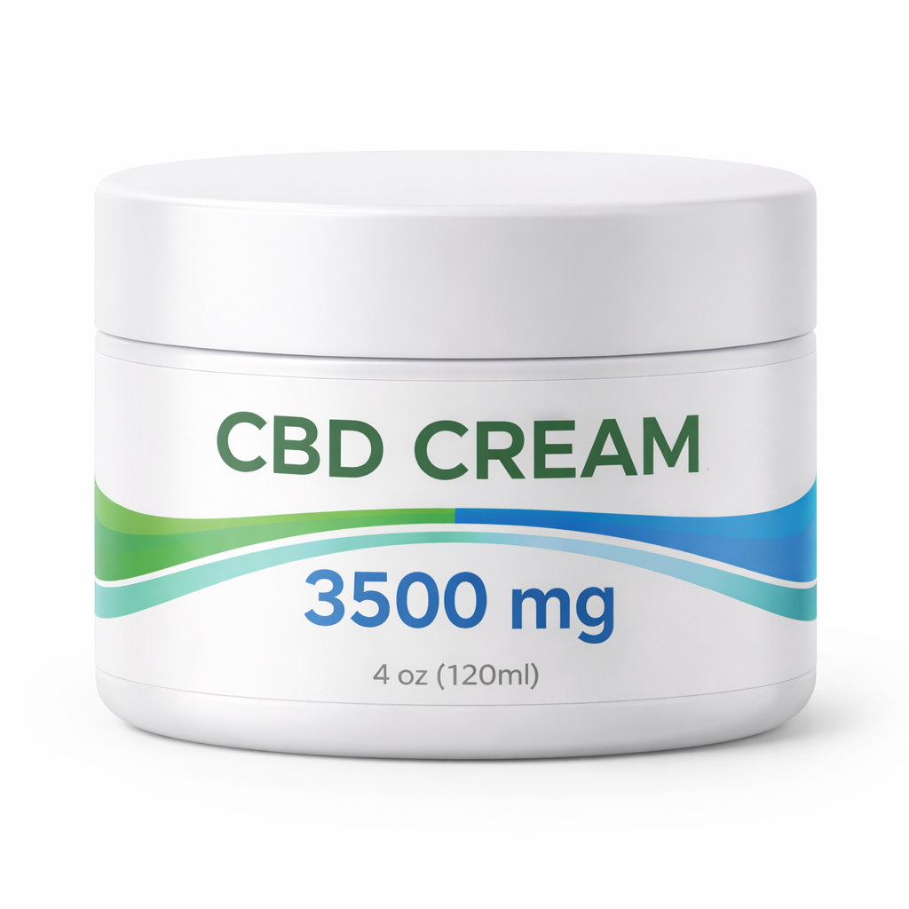 3,500mg CBD Pain Relief Cream - 4oz - Biotech CBD