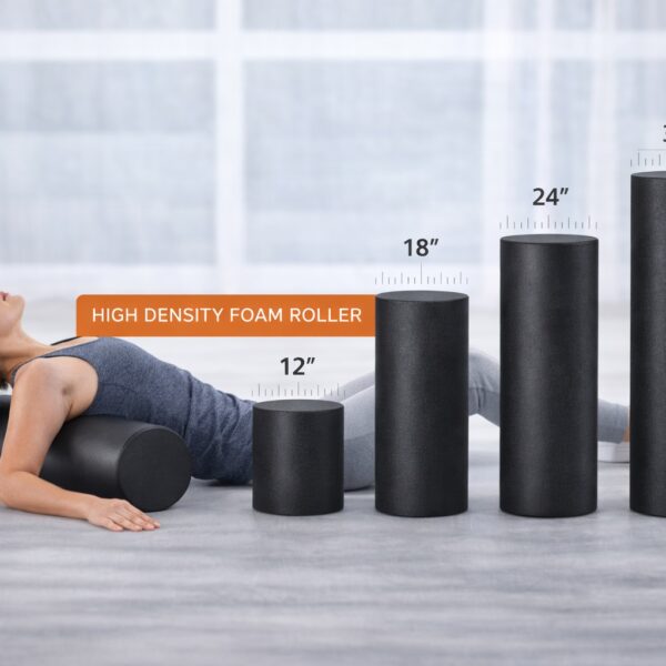 High-Density Foam Roller (Solid Core | Multiple Sizes)