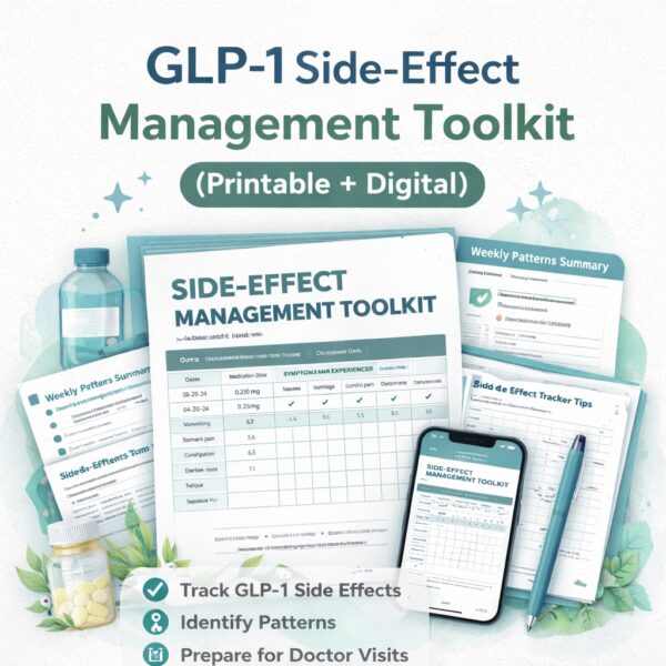 GLP-1 Side-Effect Management Toolkit (Printable + Digital)