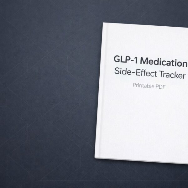 GLP-1 Medication Side-Effect Tracker (Printable PDF)