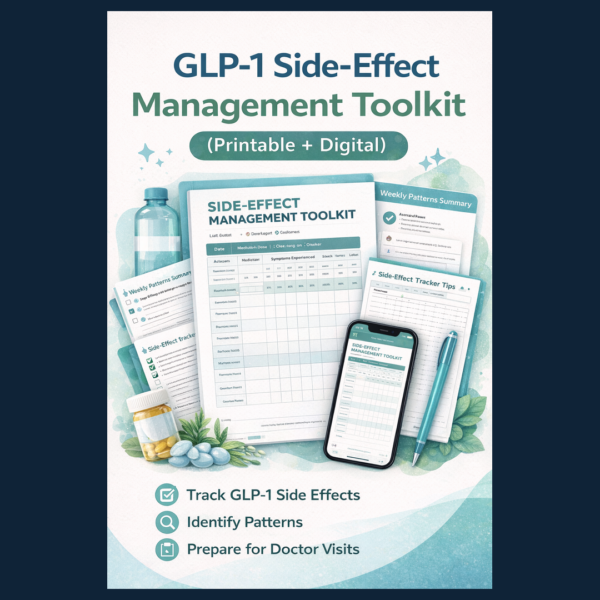 GLP-1 Medication Side-Effect Tracker — 30-Day Personal Log