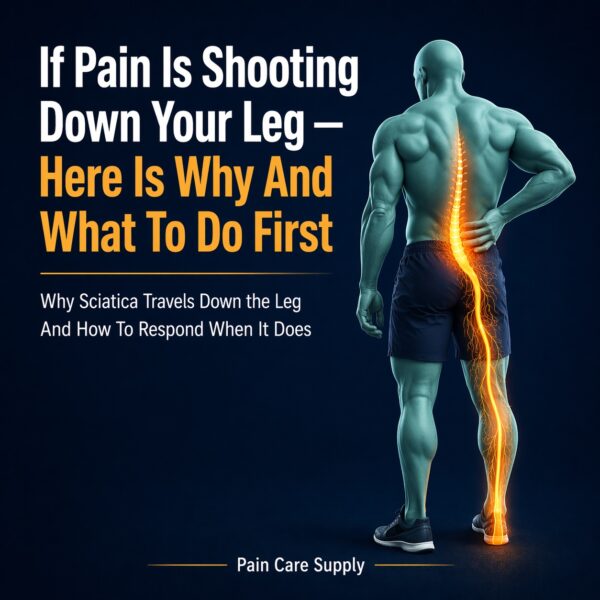 IF PAIN IS SHOOTING DOWN YOUR LEG — HERE IS WHY AND WHAT TO DO FIRST