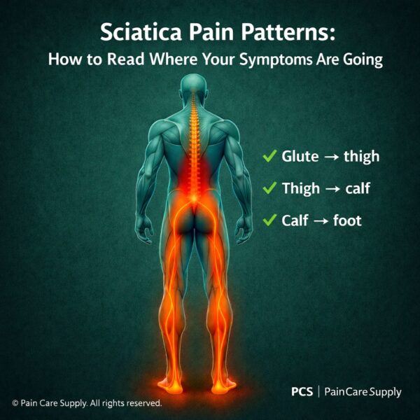 Sciatica Pain Patterns: How to Read Where Your Symptoms Are Going