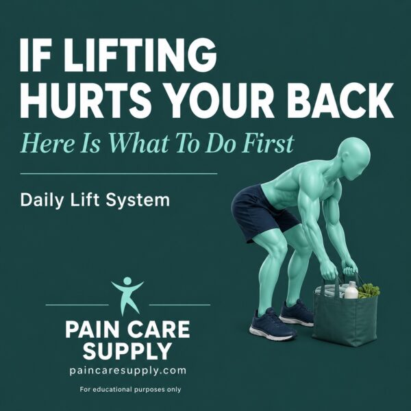 If Lifting Hurts Your Back — Here Is What To Do First | Daily Lift System for Low Back Pain | Clinician-Designed Guide