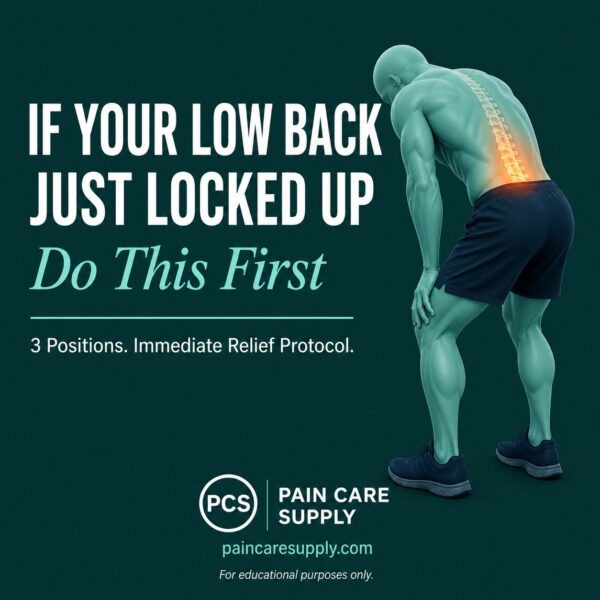 If Your Low Back Just Locked Up — Do This First | Acute Flare Relief Protocol for Home, Work, and Vehicle