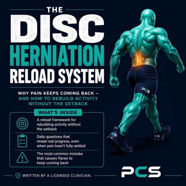 The Disc Herniation Reload System — Why Pain Keeps Coming Back and How to Rebuild Activity Without the Setback